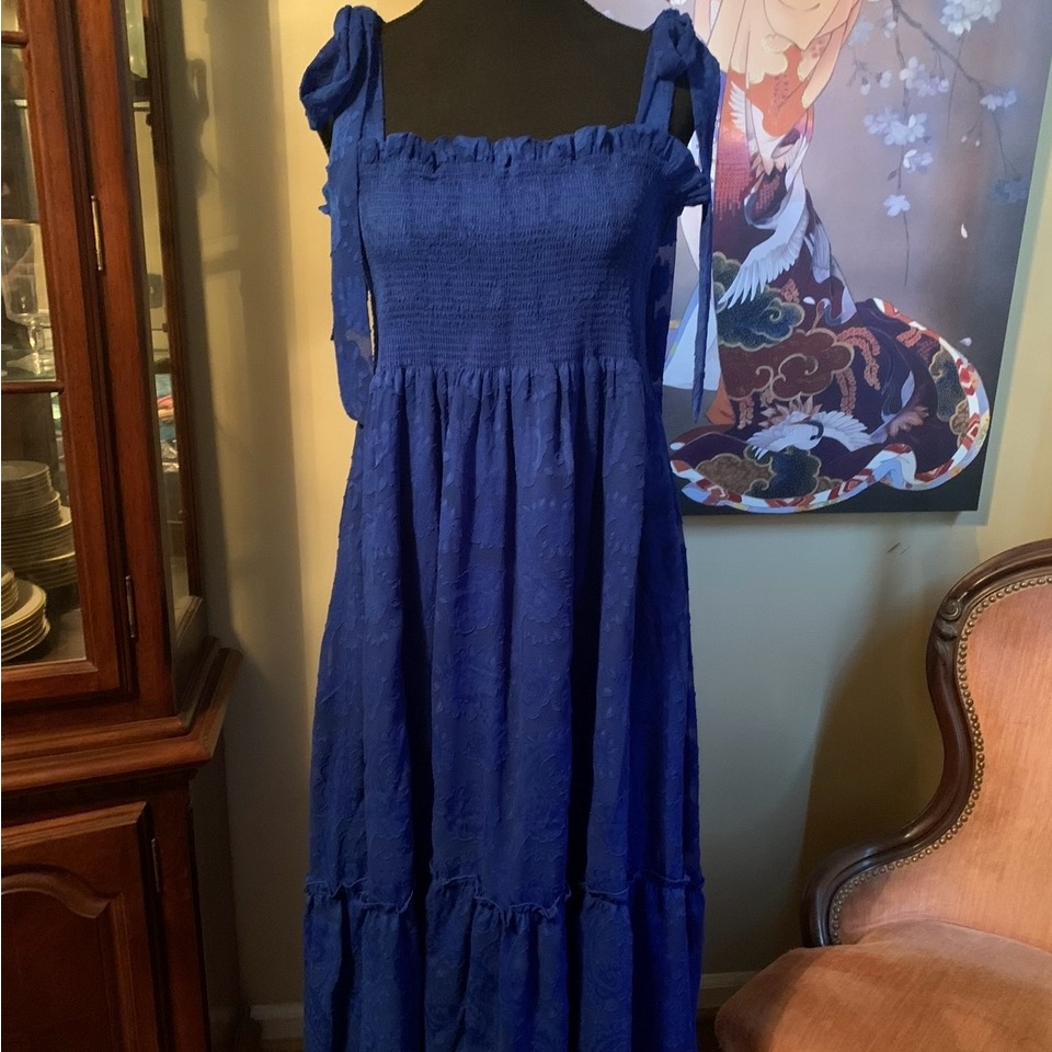 Lilly Pulitzer Royal Blue Maxi Dress